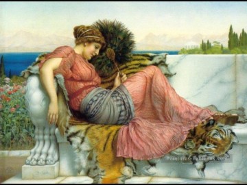 maryllis 1903 néoclassique dame John William Godward Peinture à l'huile